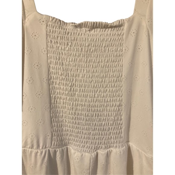 NWT Market & Spruce White Eyelet Dress size SP - Picture 8 of 10